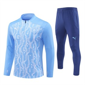 Manchester City Sweatshirt Za Trening Četvrt-Zip 2024-25 Plava